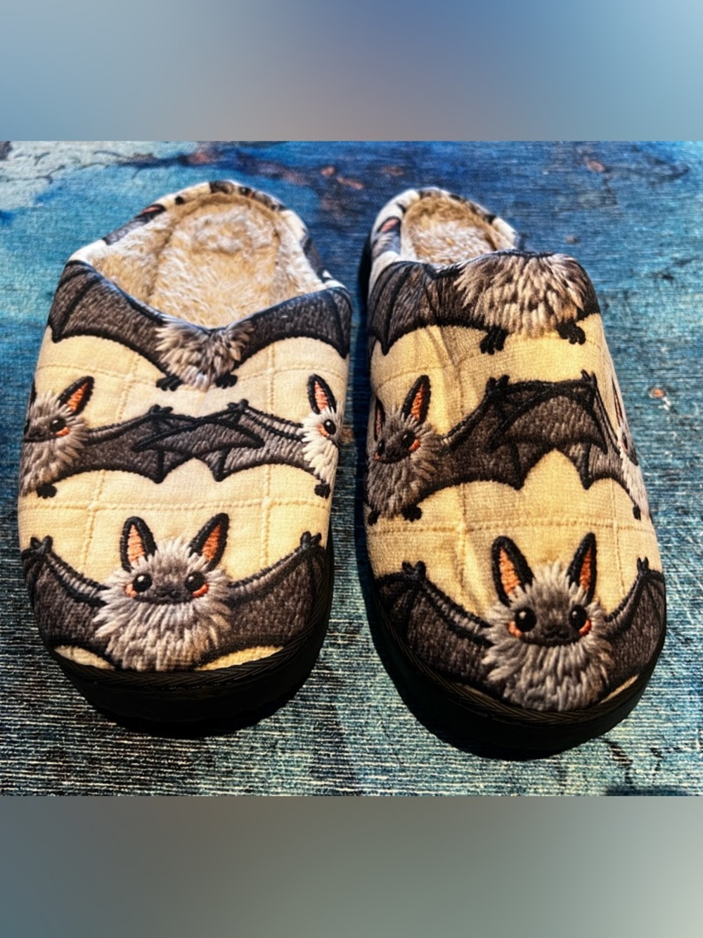 Brand new adorable bat slippers